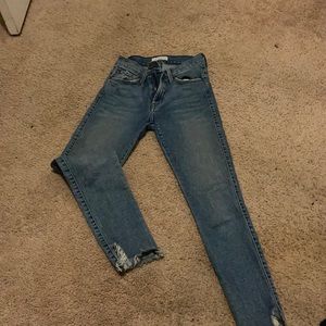 James Jeans Twiggy Ankle Cropped Denim Pant